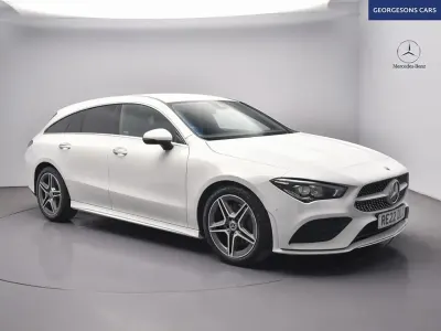 Used Mercedes CLA200 Shooting Brake AMG line 163 HP (119 kW) 2022 White Estate