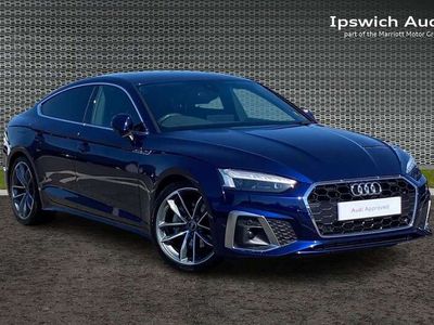 Used Audi A5 Sportback S-Line 201 HP (147 kW) 2022 Blue Hatchback