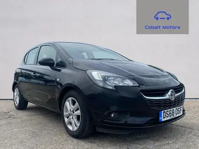 Used Vauxhall Corsa Design Edition 90 HP (66 kW) 2018 Black Hatchback
