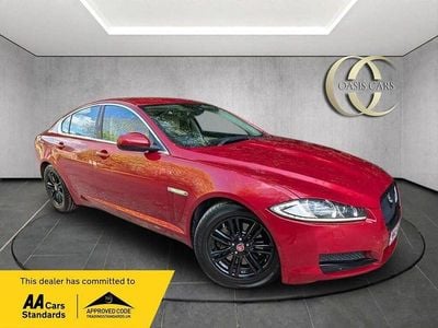 Begagnad Jaguar XF Luxury 2014 Röd Sedan