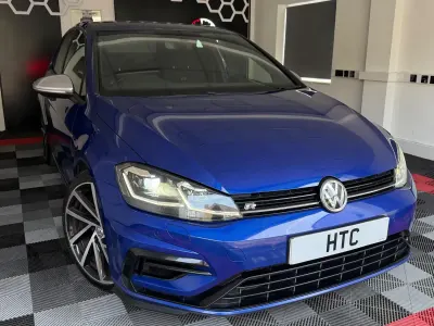 Used VW Golf VII R 310 HP (228 kW) 2018 Blue Hatchback