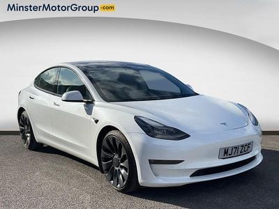 Używany Tesla Model 3 Performance 461 kW (627 KM) 2021 Biały Sedan/Limuzyna