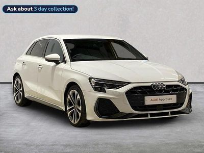 Used Audi A3 S-Line 150 HP (110 kW) 2024 White Hatchback