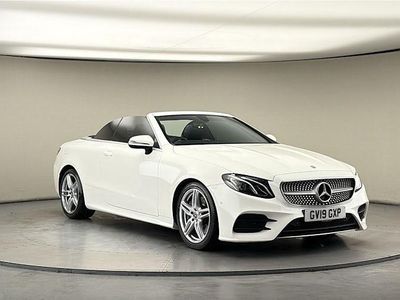 Used Mercedes E300 AMG line 245 HP (180 kW) 2019 Polar white Cabriolet