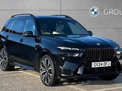 Black Used 2024 BMW X7 M Sport SUV | £70,490 (Good price)