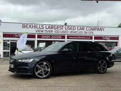 Used Audi A6 Black Edition 272 HP (200 kW) 2016 Blue Estate