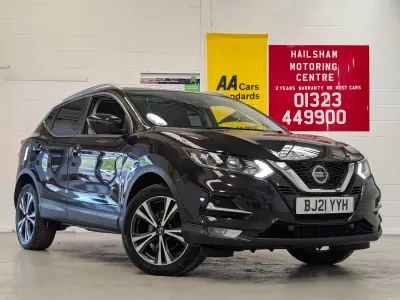 Used Nissan Qashqai N-Connecta 140 HP (102 kW) 2021 Black SUV