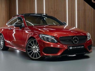 Red Used 2016 Mercedes C300 AMG line Coupe | £14,995 (Expensive)