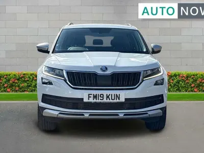 Używany Skoda Kodiaq Scout 4x4 150 KM (110 kW) 2019 Biały SUV