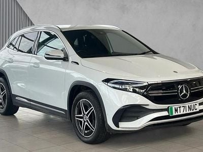 Moonstone white metallic Used 2021 Mercedes EQA350 AMG line SUV | £21,980 (Fair price)