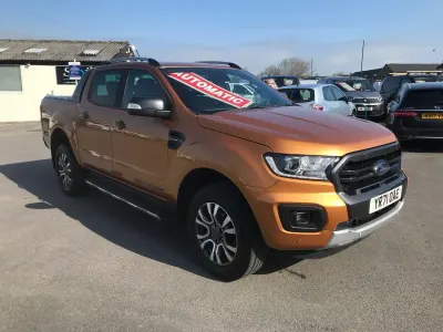 Usado Ford Ranger Wildtrack 2021 Laranja Pickup