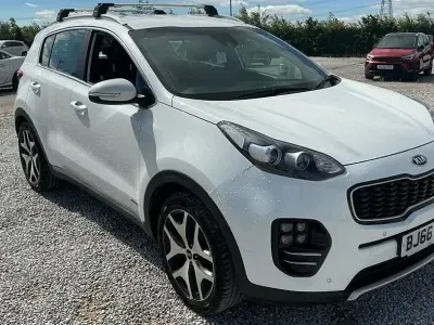Used Kia Sportage GT-Line 134 HP (98 kW) 2016 Pure white SUV