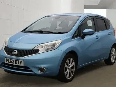 Used Nissan Note S 98 HP (72 kW) 2014 Blue Hatchback