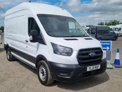 Used Ford Transit 130 HP (95 kW) 2021 White Van
