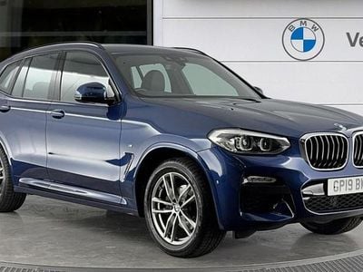 Used BMW X3 M Sport 190 HP (139 kW) 2019 Blue SUV
