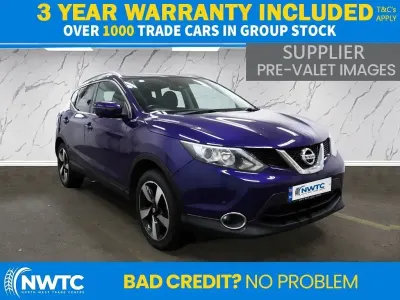 Used Nissan Qashqai N-Connecta 115 HP (84 kW) 2017 Blue SUV