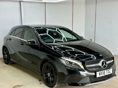 Used Mercedes A200 Sport Edition 136 HP (100 kW) 2018 Black Hatchback