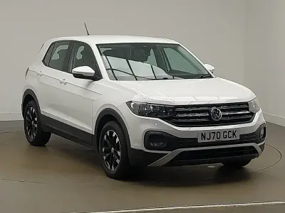 Used VW T-Cross S 95 HP (69 kW) 2020 White SUV