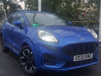 Used Ford Puma ST-Line X 155 HP (114 kW) 2020 Blue Hatchback