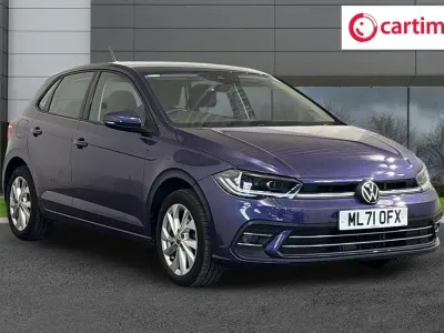 Used VW Polo Style 95 HP (69 kW) 2021 Mauve/purple Hatchback