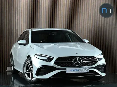 Used Mercedes A180 AMG Line Premium 2023 White Hatchback