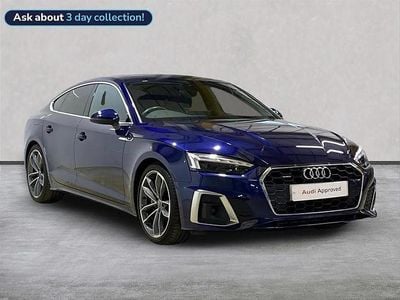 Used Audi A5 Sportback S-Line 204 HP (150 kW) 2022 Blue Hatchback