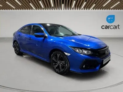 Used Honda Civic EX 126 HP (92 kW) 2019 Blue Hatchback