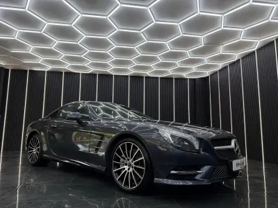 Käytetty Mercedes SL350 2014 Harmaa Avoauto