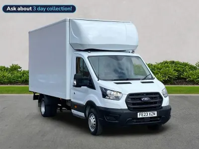 Used Ford Transit S 130 HP (95 kW) 2023 White Cabriolet