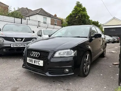 Used Audi A3 Sportback Black Edition 170 HP (125 kW) 2011 Black Hatchback
