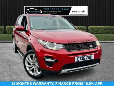 Begagnad Land Rover Discovery Sport HSE Luxury 180 HK (132 kW) 2016 Röd SUV