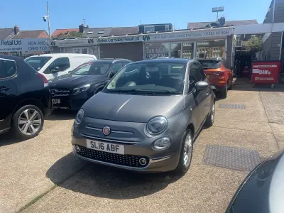 Used Fiat 500 Lounge 69 HP (50 kW) 2016 Grey Hatchback
