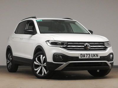 Used VW T-Cross Black Edition 110 HP (80 kW) 2023 White SUV
