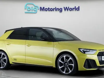 Used Audi A1 Sportback S-Line 150 HP (110 kW) 2020 Yellow Hatchback