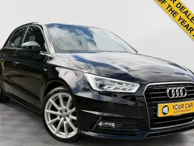 Used Audi A1 Sportback S-Line 125 HP (91 kW) 2016 Black Hatchback
