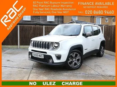 Begagnad Jeep Renegade Limited 150 HK (110 kW) 2020 Vit SUV