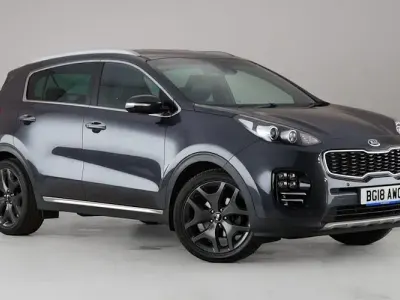 Used Kia Sportage GT-Line 177 HP (130 kW) 2018 Silver SUV