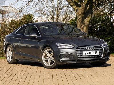 Used Audi A5 S-Line 190 HP (139 kW) 2018 Grey Coupe
