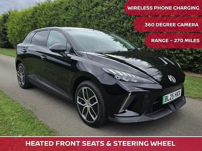 New MG MG4 EV Trophy 2025 Black Hatchback