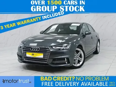 Used Audi A4 S-Line 150 HP (110 kW) 2018 Grey Sedan