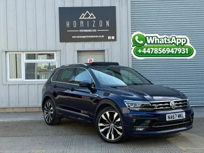 Used VW Tiguan R-line 180 HP (132 kW) 2017 Blue SUV