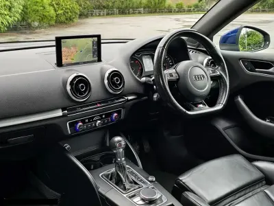 Used Audi A3 S-Line 184 HP (135 kW) 2013 Scuba blue Hatchback
