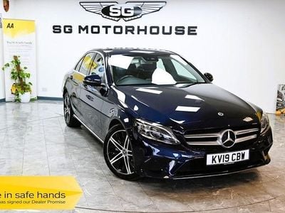 Blue Used 2019 Mercedes C220 Sedan | £15,895 (Super price)