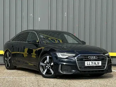 Used Audi A6 S-Line 2021 Blue Sedan