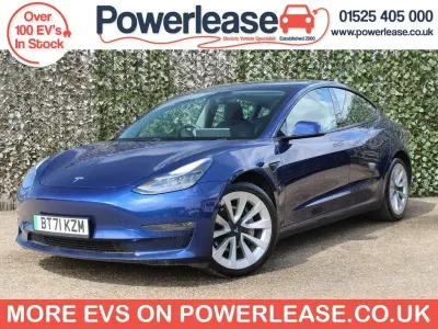 Used Tesla Model 3 Long Range AWD 254 kW (346 HP) 2021 Blue Sedan