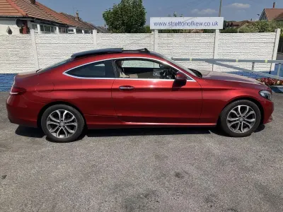 Used Mercedes C200 Premium 2016 Red Coupe
