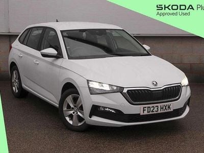 Moon white metallic Used 2023 Skoda Scala SE Hatchback | £12,495 (Fair price)