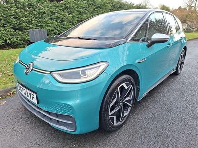 Used VW ID.3 Pro Performance 150 kW (204 HP) 2020 Blue Hatchback