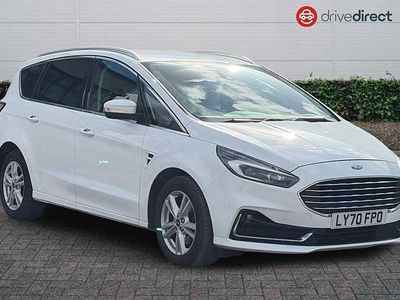Used Ford S-MAX Titanium 150 HP (110 kW) 2019 White MPV