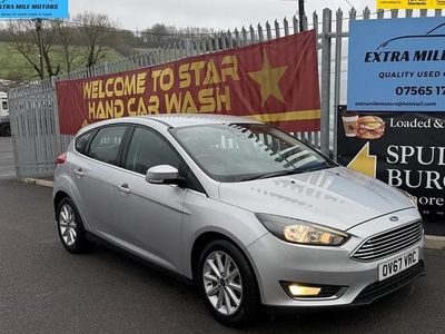 Used Ford Focus Titanium 125 HP (91 kW) 2017 Silver Hatchback